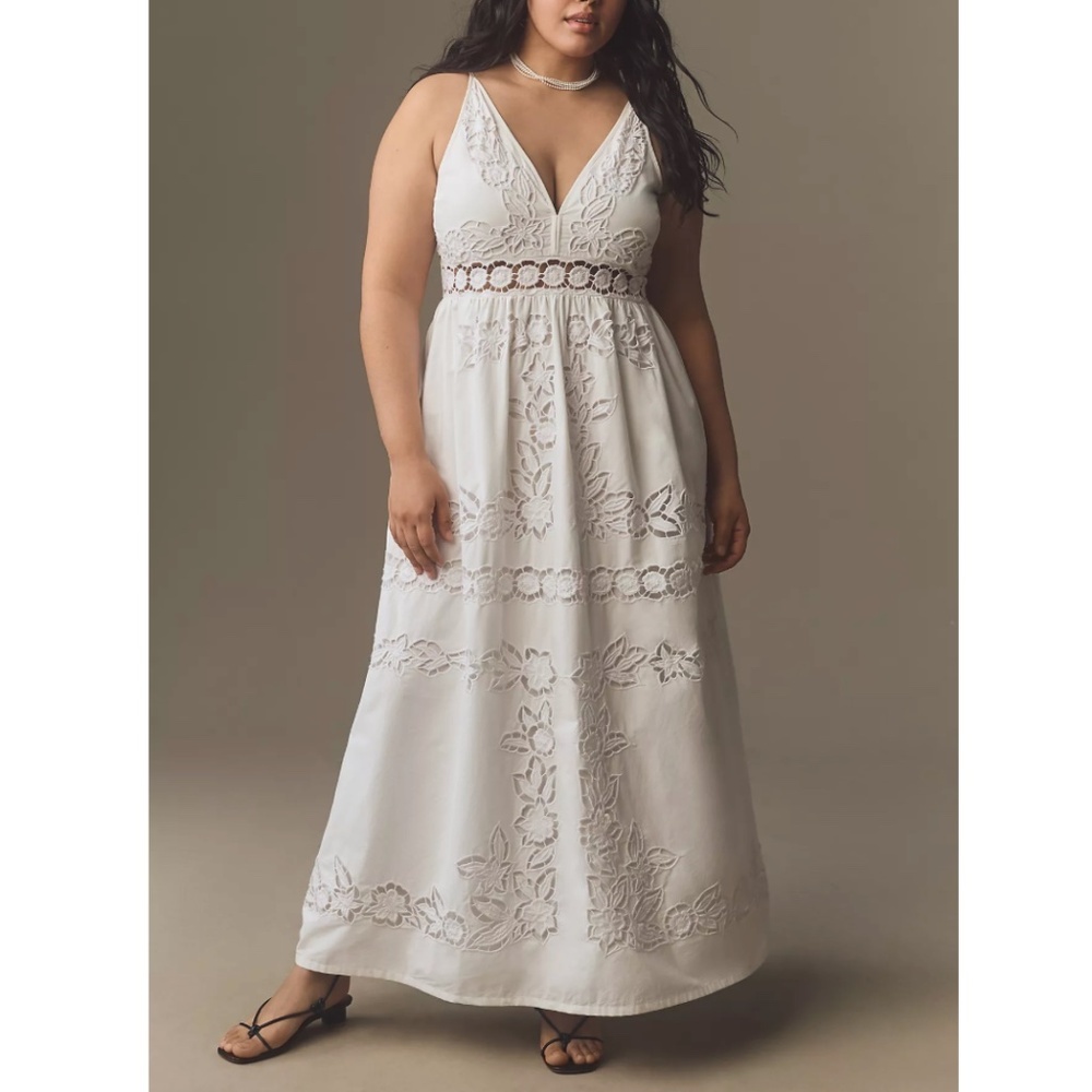 Anthropologie Vineet Bahl Maxi Dress Sz 1X - Picture 3 of 5